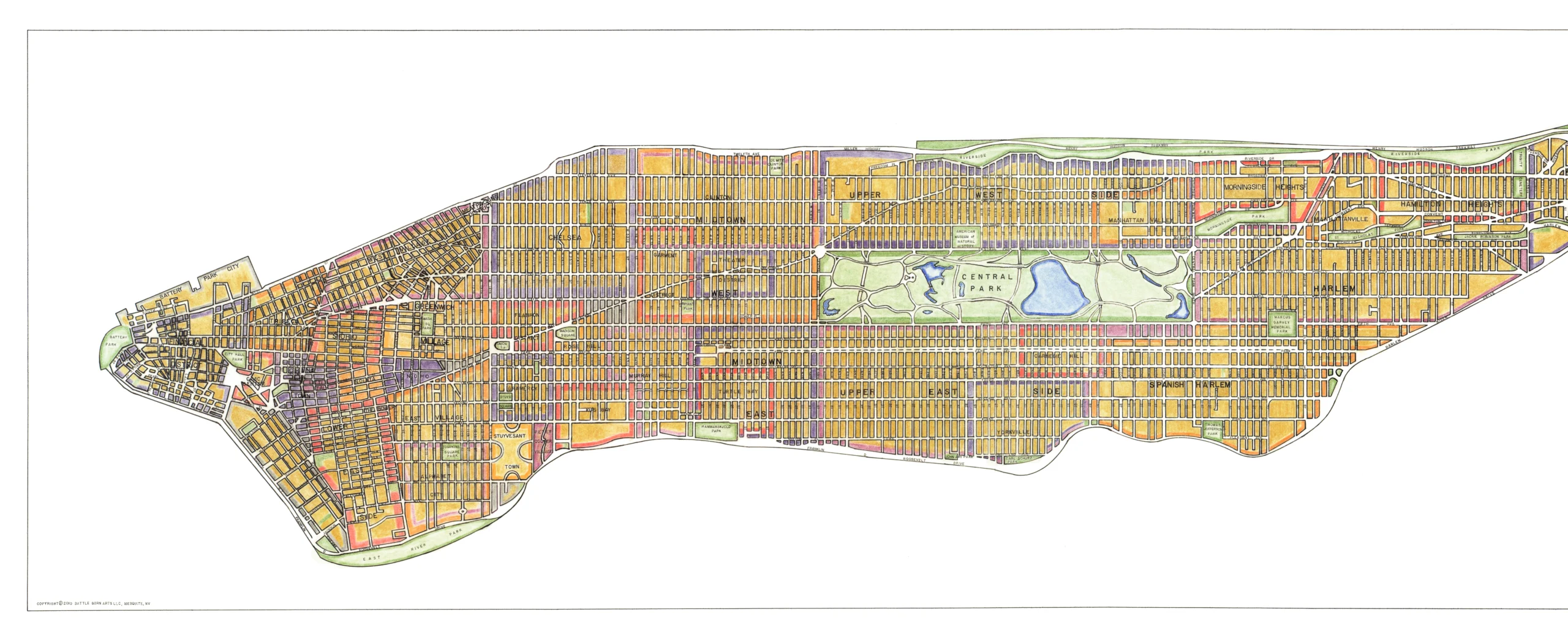 Manhattan Neighborhoods (Horizontal) - Image 2