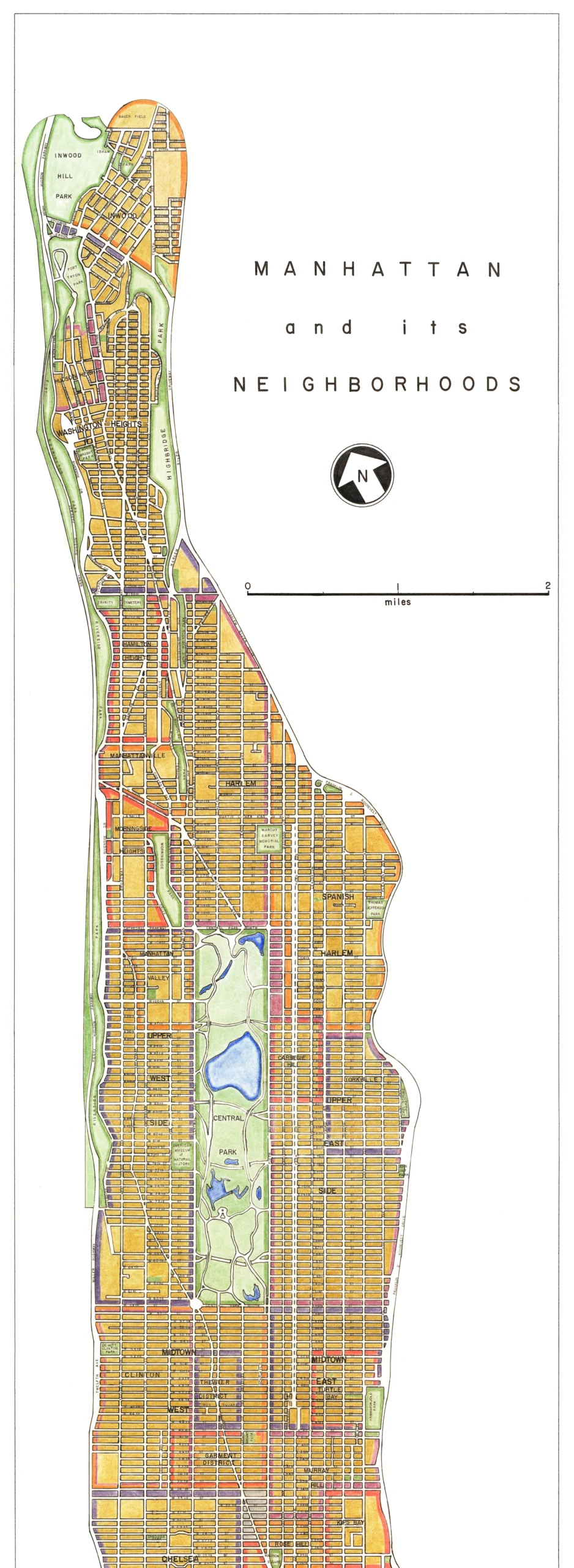 Manhattan Neighborhoods (Vertical) - Image 2