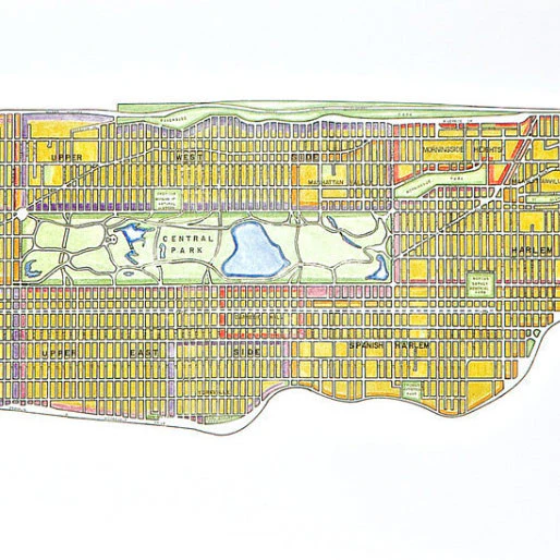 Manhattan Neighborhoods (Horizontal)