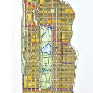 Manhattan Neighborhoods (Vertical)